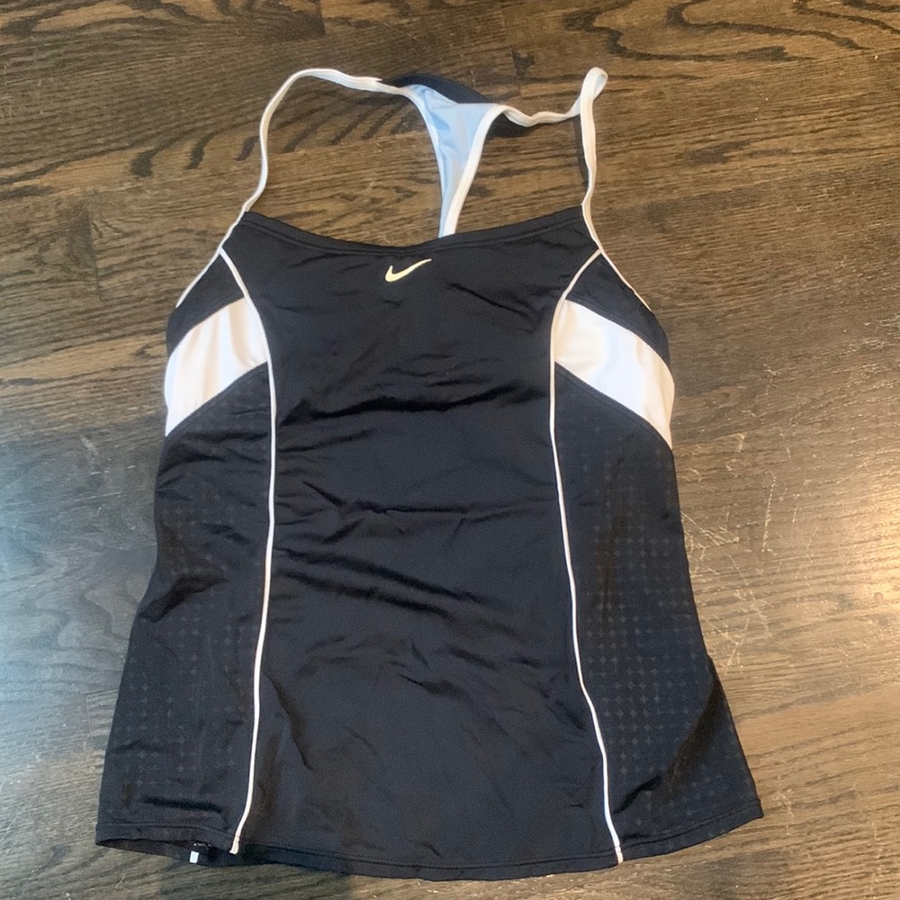 Tankini top with built in bra -Nike